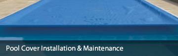 Pool cover installation and maintenance